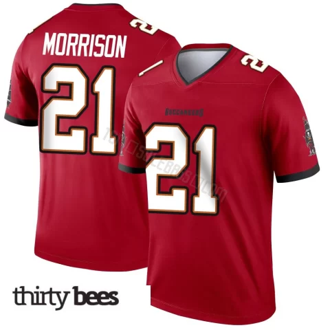 Benjamin Morrison ＃21 Tampa Bay Buccaneers Youth Legend Red Jersey