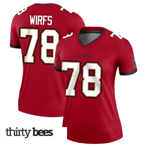 Tristan Wirfs ＃78 Tampa Bay Buccaneers Women's Legend Red Jersey
