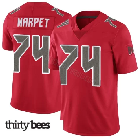 Ali Marpet ＃74 Tampa Bay Buccaneers Youth Limited Red Color Rush Jersey