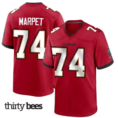 Ali Marpet ＃74 Tampa Bay Buccaneers Men's Game Red Team Color Jersey