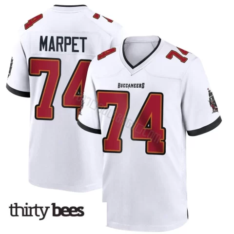Ali Marpet ＃74 Tampa Bay Buccaneers Youth Game White Jersey