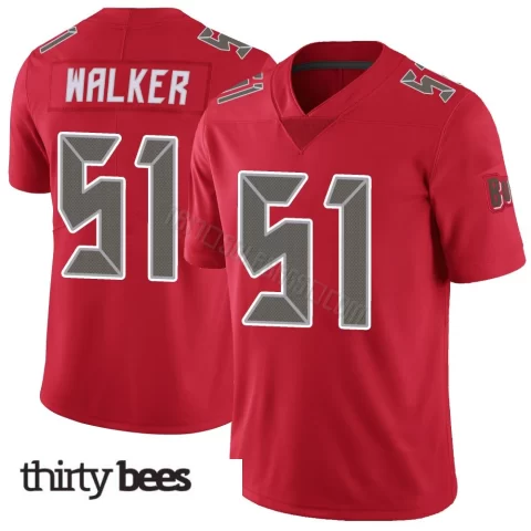 David Walker ＃51 Tampa Bay Buccaneers Youth Limited Red Color Rush Jersey