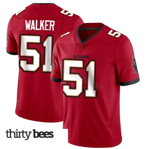 David Walker ＃51 Tampa Bay Buccaneers Youth Limited Red Team Color Vapor Untouchable Jersey