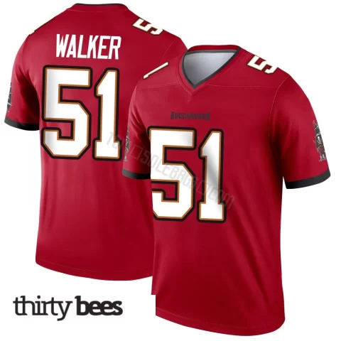 David Walker ＃51 Tampa Bay Buccaneers Men's Legend Red Jersey