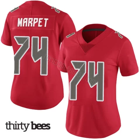 Ali Marpet ＃74 Tampa Bay Buccaneers Women's Limited Red Team Color Vapor Untouchable Jersey