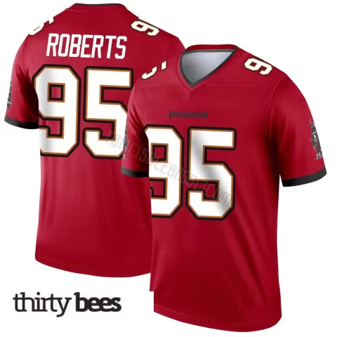 Elijah Roberts ＃95 Tampa Bay Buccaneers Men's Legend Red Jersey