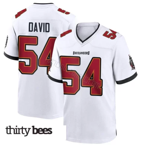Lavonte David ＃54 Tampa Bay Buccaneers Men's Game White Jersey