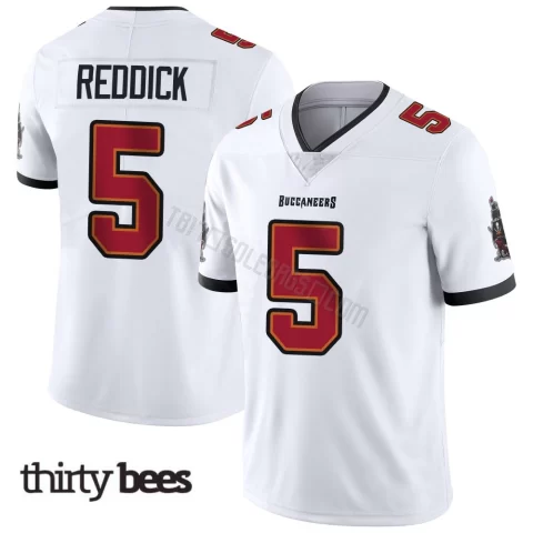 Haason Reddick ＃5 Tampa Bay Buccaneers Men's Limited White Vapor Untouchable Jersey