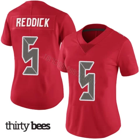 Haason Reddick ＃5 Tampa Bay Buccaneers Women's Limited Red Team Color Vapor Untouchable Jersey