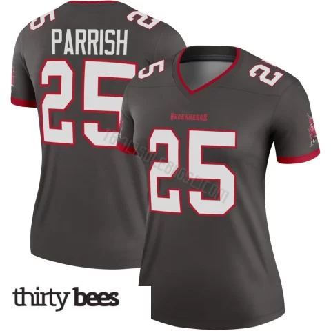 Jacob Parrish ＃25 Tampa Bay Buccaneers Women's Legend Pewter Alternate Jersey
