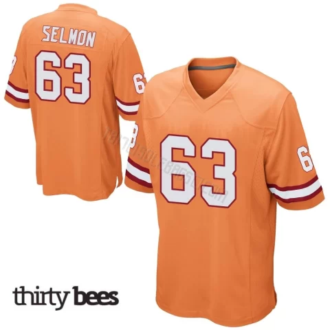 Lee Roy Selmon ＃63 Tampa Bay Buccaneers Men's Game Orange Alternate Jersey