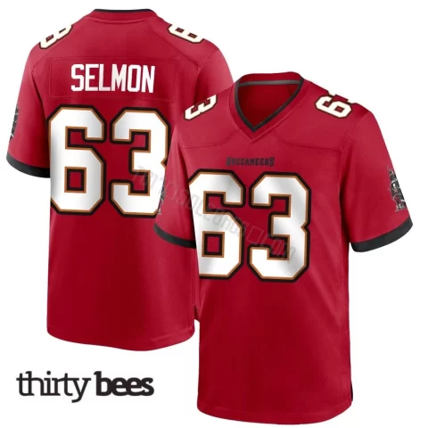 Lee Roy Selmon ＃63 Tampa Bay Buccaneers Youth Game Red Team Color Jersey