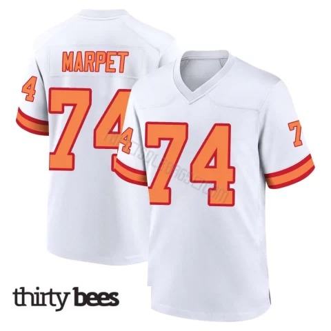 Ali Marpet ＃74 Tampa Bay Buccaneers Men's Game White '76 Jersey