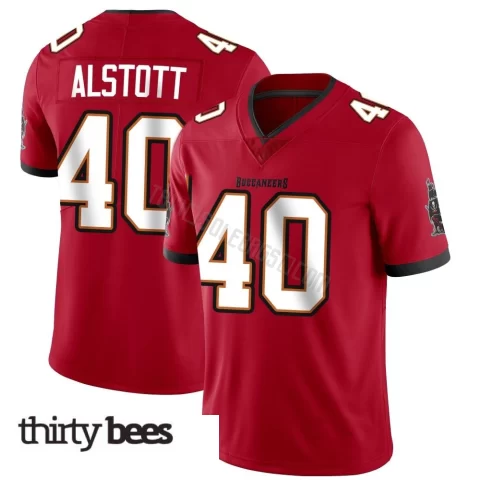 Mike Alstott ＃40 Tampa Bay Buccaneers Youth Limited Red Team Color Vapor Untouchable Jersey