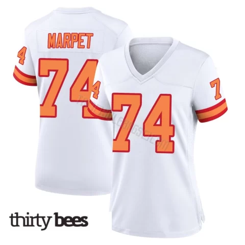 Ali Marpet ＃74 Tampa Bay Buccaneers Women's Game White '76 Jersey