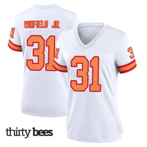 Antoine Winfield Jr. ＃31 Tampa Bay Buccaneers Women's Game White '76 Jersey