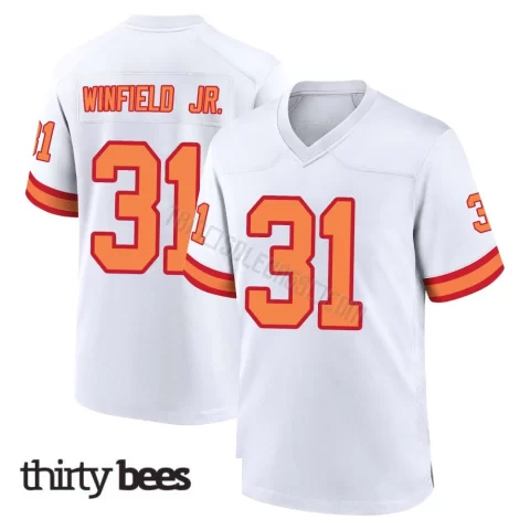 Antoine Winfield Jr. ＃31 Tampa Bay Buccaneers Youth Game White '76 Jersey