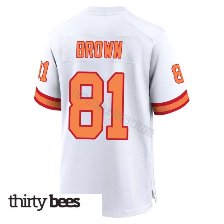 Antonio Brown ＃81 Tampa Bay Buccaneers Men's Game White '76 Jersey