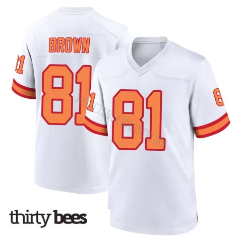 Antonio Brown ＃81 Tampa Bay Buccaneers Youth Game White '76 Jersey