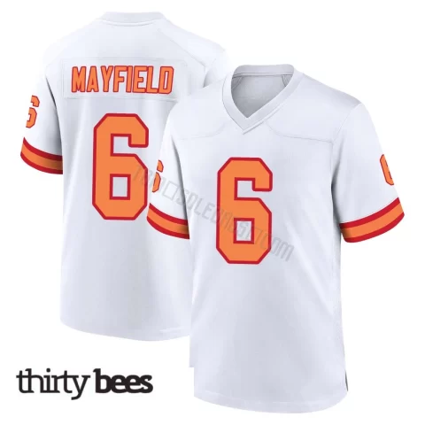 Baker Mayfield ＃6 Tampa Bay Buccaneers Men's Game White '76 Jersey