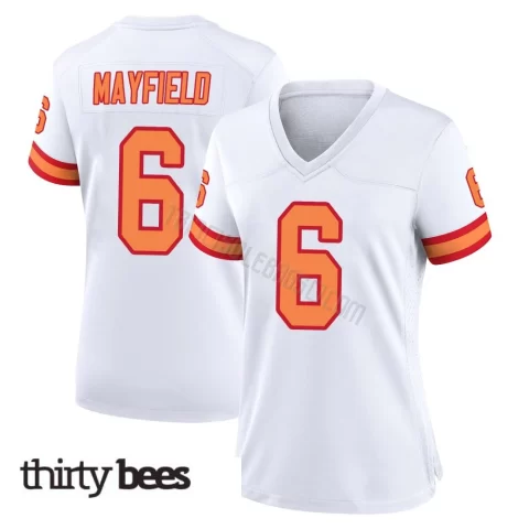 Baker Mayfield ＃6 Tampa Bay Buccaneers Women's Game White '76 Jersey