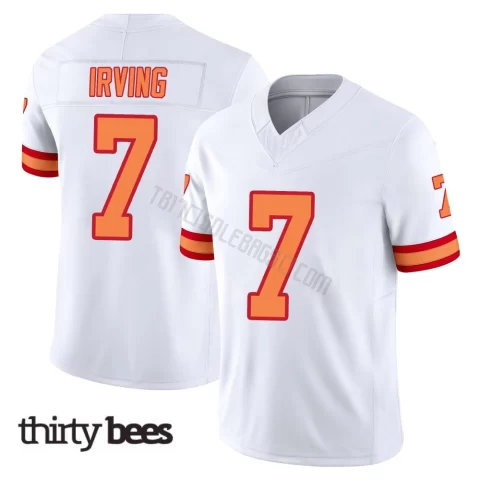 Bucky Irving ＃7 Tampa Bay Buccaneers Men's Limited White '76 Vapor F.U.S.E. Jersey