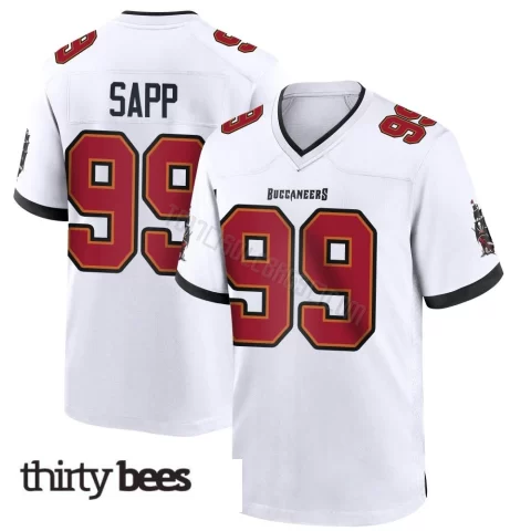 Warren Sapp ＃99 Tampa Bay Buccaneers Youth Game White Jersey