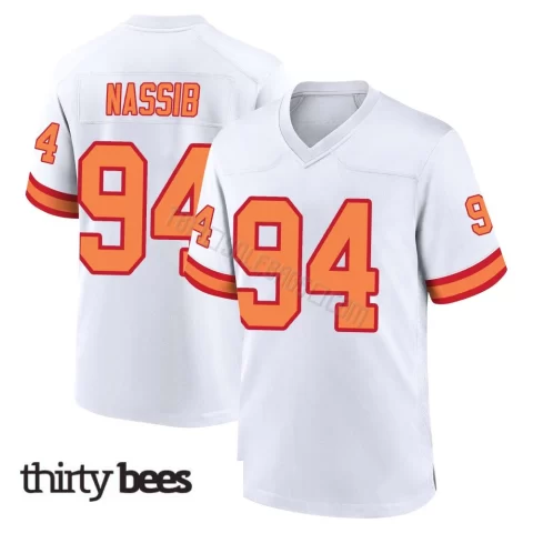 Carl Nassib ＃94 Tampa Bay Buccaneers Men's Game White '76 Jersey