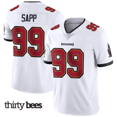 Warren Sapp ＃99 Tampa Bay Buccaneers Youth Limited White Vapor Untouchable Jersey