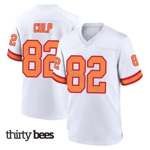Devin Culp ＃82 Tampa Bay Buccaneers Youth Game White '76 Jersey