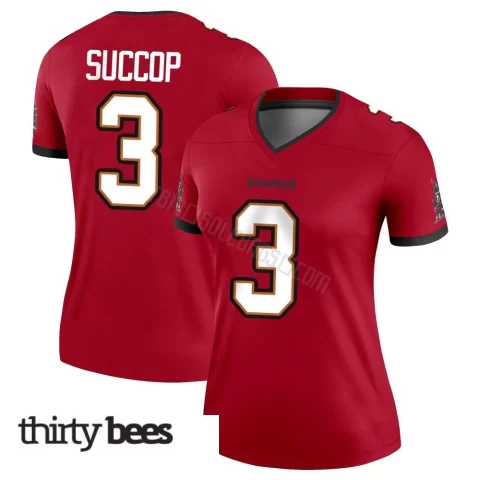 Ryan Succop ＃3 Tampa Bay Buccaneers Women's Legend Red Jersey