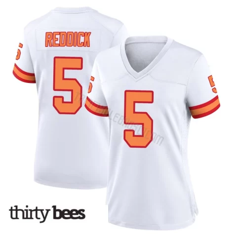 Haason Reddick ＃5 Tampa Bay Buccaneers Women's Game White '76 Jersey