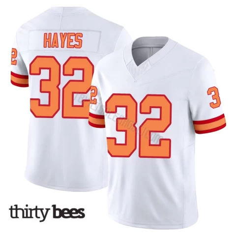 Josh Hayes ＃32 Tampa Bay Buccaneers Youth Limited White '76 Vapor F.U.S.E. Jersey