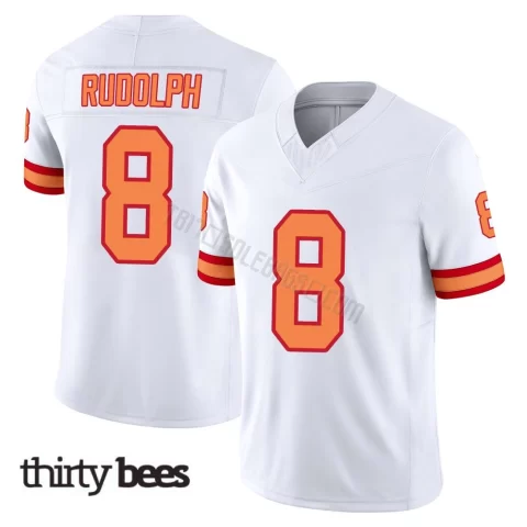 Kyle Rudolph ＃8 Tampa Bay Buccaneers Men's Limited White '76 Vapor F.U.S.E. Jersey