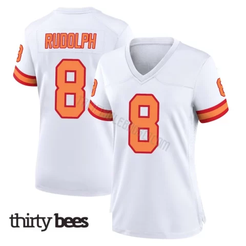 Kyle Rudolph ＃8 Tampa Bay Buccaneers Women's Game White '76 Jersey
