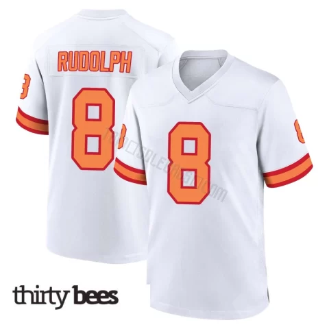 Kyle Rudolph ＃8 Tampa Bay Buccaneers Youth Game White '76 Jersey