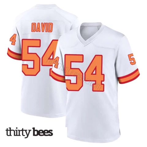 Lavonte David ＃54 Tampa Bay Buccaneers Men's Game White '76 Jersey