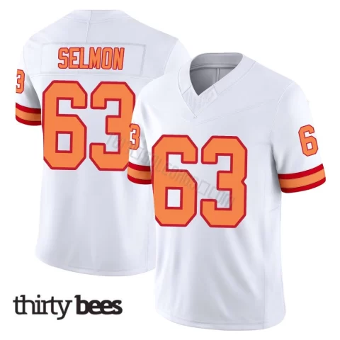 Lee Roy Selmon ＃63 Tampa Bay Buccaneers Men's Limited White '76 Vapor F.U.S.E. Jersey