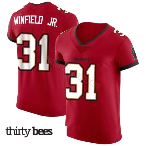 Antoine Winfield Jr. ＃31 Tampa Bay Buccaneers Men's Elite Red Vapor Jersey
