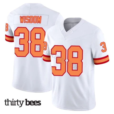 Rashad Wisdom ＃38 Tampa Bay Buccaneers Men's Limited White '76 Vapor F.U.S.E. Jersey