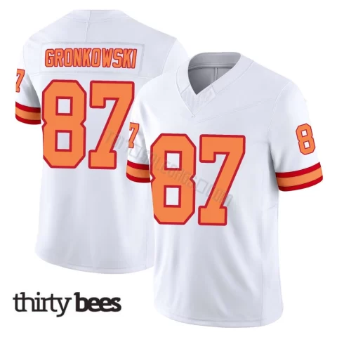 Rob Gronkowski ＃87 Tampa Bay Buccaneers Youth Limited White '76 Vapor F.U.S.E. Jersey