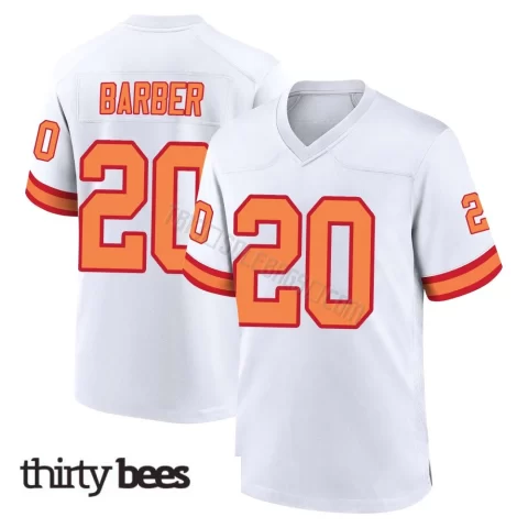 Ronde Barber ＃20 Tampa Bay Buccaneers Men's Game White '76 Jersey