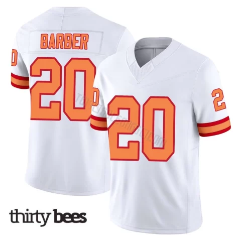 Ronde Barber ＃20 Tampa Bay Buccaneers Youth Limited White '76 Vapor F.U.S.E. Jersey