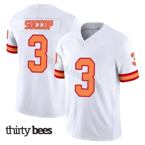 Ryan Succop ＃3 Tampa Bay Buccaneers Men's Limited White '76 Vapor F.U.S.E. Jersey