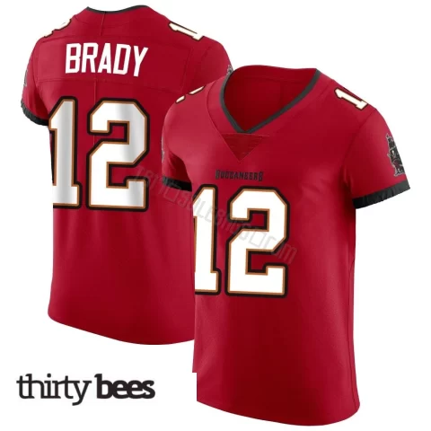Tom Brady ＃12 Tampa Bay Buccaneers Men's Elite Red Vapor Jersey