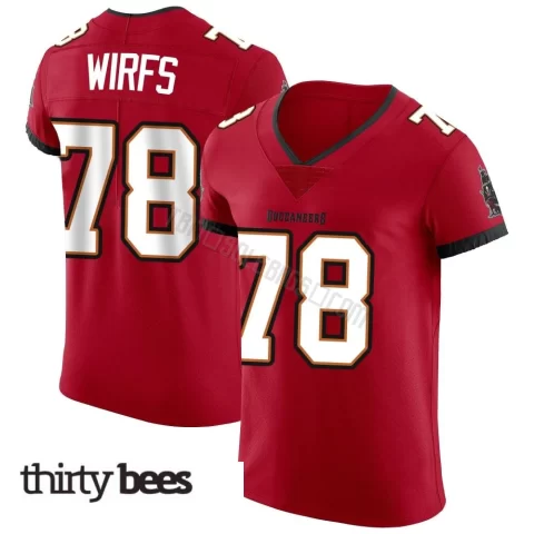 Tristan Wirfs ＃78 Tampa Bay Buccaneers Men's Elite Red Vapor Jersey