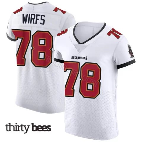 Tristan Wirfs ＃78 Tampa Bay Buccaneers Men's Elite White Vapor Jersey