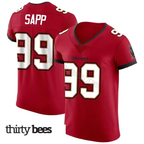 Warren Sapp ＃99 Tampa Bay Buccaneers Men's Elite Red Vapor Jersey