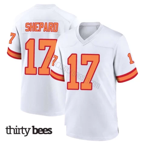 Sterling Shepard ＃17 Tampa Bay Buccaneers Youth Game White '76 Jersey