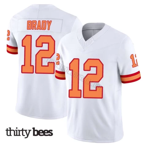 Tom Brady ＃12 Tampa Bay Buccaneers Youth Limited White '76 Vapor F.U.S.E. Jersey